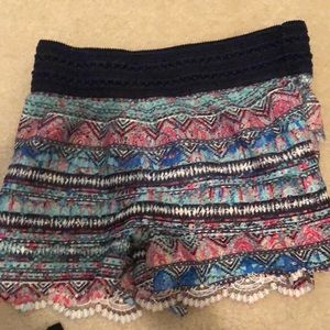 No Bounded Small Shorts Multi-colored